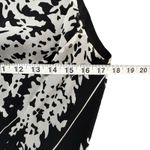 ICE Vtg Y2K Silk Maxi Dress 12 Black White Chiffon Floral Romantic Whimsygoth Photo 6
