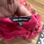 Unique spectrum  Floral Pink Tunic Tank Top Size 1X Photo 2