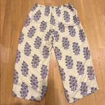 J.Crew Soliel Pants Wide Leg Lilac Floral Size Large Photo 6