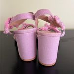 Yoki brand light pink denim Block Heel Sandals Photo 8