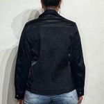 Susan Graver  Style Black Satin Ruched Back Jacket Sz M Photo 10