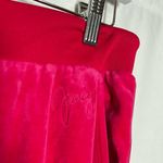 Juicy Couture Y2K Pink Velour Rhinestone Embellished Tracksuit Jacket Pant Set M Photo 5