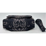 Demdaco Lilly Bit Damask Diaper Shoulder Bag Wristlet/Clutch Cross Body‎ Brown Photo 2