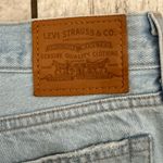 Levi's EUC Blue Jean Shorts Distressed High-Waisted Photo 3