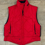 Marmot  Cropped Red Puffer Vest Size Small Photo 0