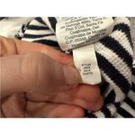 J.Crew J8836 Mercantile Stripe Waffle Funnel Neck Pullover Medium M Photo 7