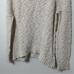 Free People  Songbird Chunky Knit Popcorn Boucle Slouchy Sweater Cream Small Photo 4
