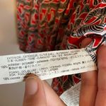 ZARA  red zebra animal print mini skirt Photo 1