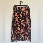 Free People  Retro Love Printed Button-Front Midi Skirt WOMENS 6 Photo 5