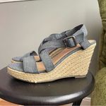 Gap  Chambray Strappy Sandal Espadrilles Wedge Photo 4