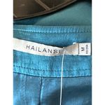 HAILANSI Teal Dress Career Party Cocktail Pockets Cap Sleeve Medium Blue Photo 3