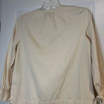 Old Navy The Classic Shirt Elegant Cream Cotton Top Photo 8