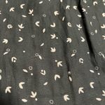 Free People  Womens Sleeveless Tie Neck Bow Tank Blouse Black Floral Size Medium Photo 13