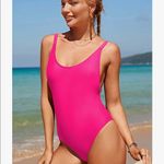 NWT One Piece Swimsuit Tummy Control Swimwear Slimming Backless Bathing Suit Pink Photo 1