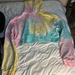 Frankie B Kylie Crystal Crop Hoodie Size XS Yellow Photo 0