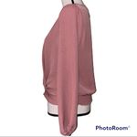 Everly size XS women’s knot front elastic back long sleeve sheer lightweight top Photo 10