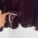 J.Crew Vintage Burgundy Velvet Blazer Jacket Y2K Whimsigoth Size S Photo 9