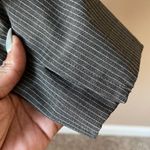 Akris Punto  | Gray Pinstriped Wool Blazer Sz 4 Photo 4