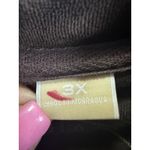 Michael Kors Hoodie Womens 3X Brown Velour Full Zip Gold MK Logo Sweatshirt Size undefined Photo 5