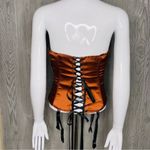 Frederick's of Hollywood Fredricks of Hollywood brown and black lace corset top with stocking clips 34 Photo 6