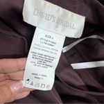 David's Bridal  truffle Brown womens Dress size 6 style F12942 formal prom bridal Photo 1