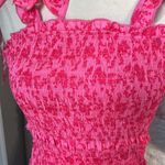 Tube Dress Tiered Form Fitting Pink Floral Size undefined Photo 2