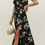 Reformation  Evelyn dress in orchids Photo 0