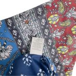 None Boho Floral Multicolor Bikini Set Size Large Strappy Triangle Top Photo 4