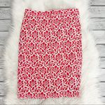 New York & Co. Pink and white floral pencil skirt Photo 0