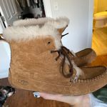 UGG Tan Moccasin Slippers Photo 0