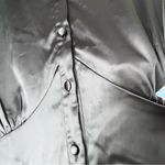 Princess Polly Bessie Black Satin Button Front Collared Blouse Plus Size 18 Photo 10