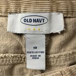 Old Navy Vintage Mini Corduroy Skirt Beige Tan Y2K Academia 100% Cotton Wmn 10 Photo 2