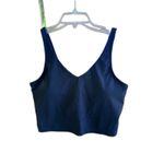 Women’s Longline Sports Bra Wirefree Padded Medium Support Yoga Bras Gym Running Black Photo 1