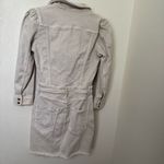 Mother the puffy bruiser ivory denim mini dress second chance White Size XS Photo 7