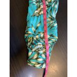 C&C California C & C California‎ Linen Tropical Shirt Roll Tab Sleeves Womens Small Vacation Photo 13
