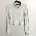 Lululemon  Its Rulu Run Ribbed Cropped Half Zip 4 Photo 3