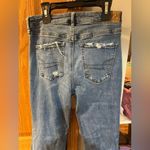 American Eagle  Outfitters Distressed Flare Jeans in Blue Photo 2