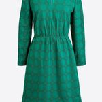 J.Crew  Green V-neck Lace Dress Size 14 Photo 0