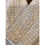 L'Agence  Brooke Double Brested Crop boucle Blazer in ivory ecru tweed style 0 Photo 11