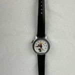 Vintage Bradley Swiss Made Mickey Mouse Wind Up Watch Animated Nodding Pointing Photo 0