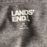 Lands' End Top Gray 1X Photo 4