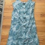 Roxy Button Down Dress Size Large Photo 0