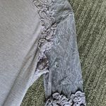 Lavender Lace Detailed Shirt Purple Size M Photo 2