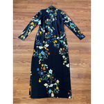 CARA CARA AVA DRESS VISCOSE BLACK PRESSED FLORAL MAXI DRESS size XL Photo 10