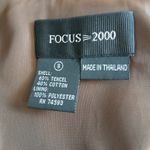 Vintage Focus 2000 Bomber Jacket Women 8 Utility Workwear Retro Streetwear Urban Brown Photo 6