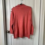 Anthropologie  NEW pink‎ mock neck tunic sweater size small Photo 2