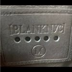 BLANK NYC Black Embroidered Vegan Leather Moto Jacket. Size Medium Photo 5