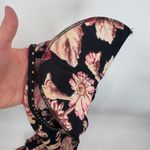 Vintage‎ Y2K Starina Fairy Maxi Dress Dark Romance Black Pink Floral Cotton sz M Size M Photo 9