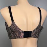 Victoria's Secret Lined Demi Bra Size 36DDD Metallic Snakeskin Smoothing 387000 Photo 3