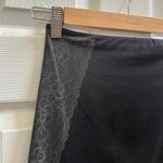 Assets Spanx Luxe Lean Lace Trim Mesh Overlay Shapewear Half Slip Skirt Medium Black Photo 2
